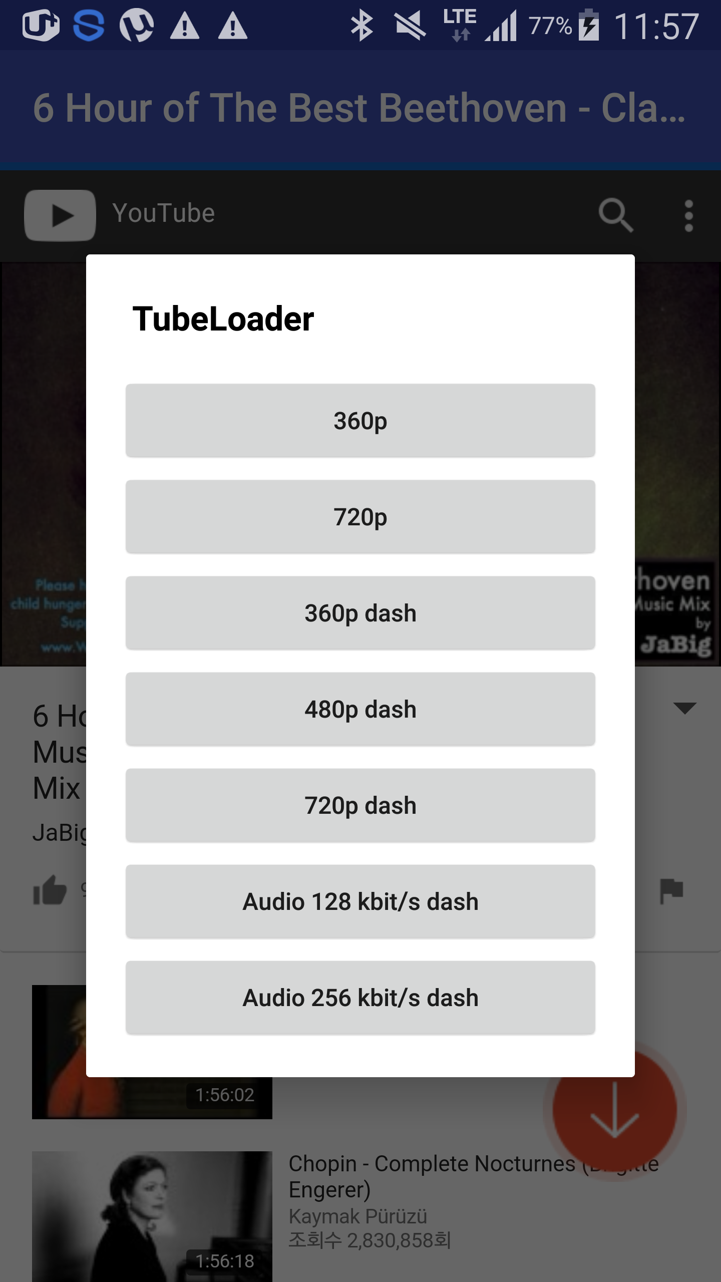 Best youtube audio downloader app for android